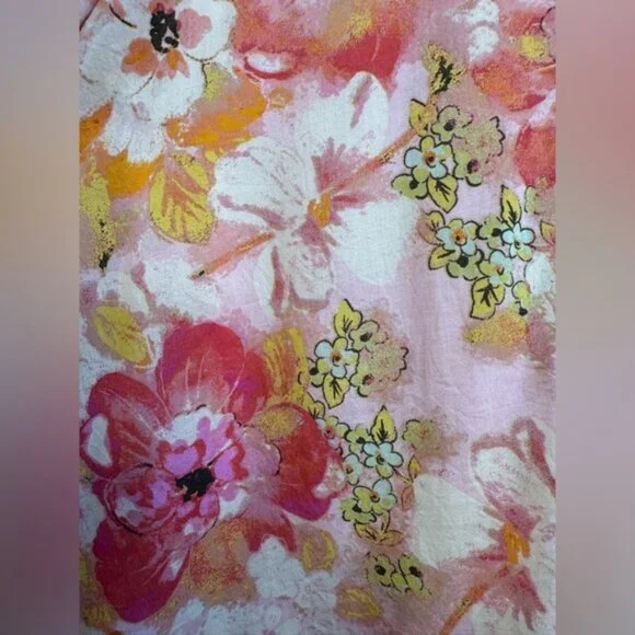 Free People Freddy Tie-side Mini Dress in Multi Floral Size XS - Picture 10 of 10